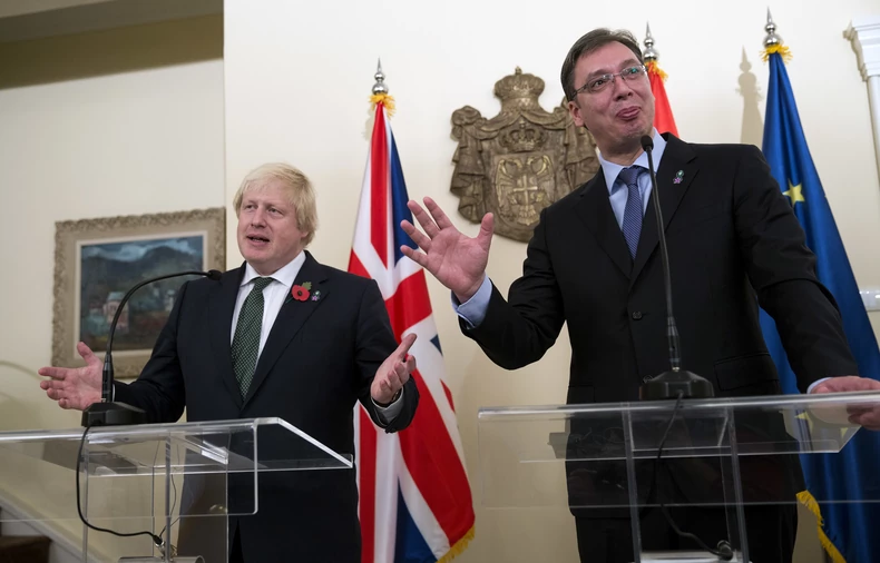 Boris Johnson is gratulált Vučićnak a győzelemhez