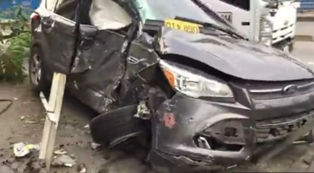 Egy autóbusz rohant bele a Real Madrid korábbi játékosának autójába (videó)