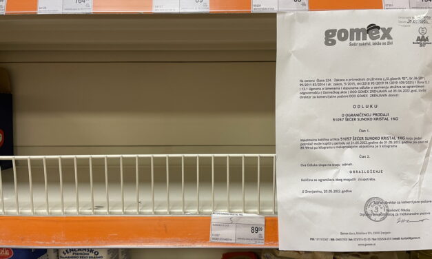 Miért nincs cukor a boltokban?