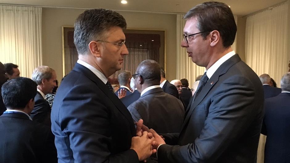Davosban a horvát kormányfő beszólt Vučićnak