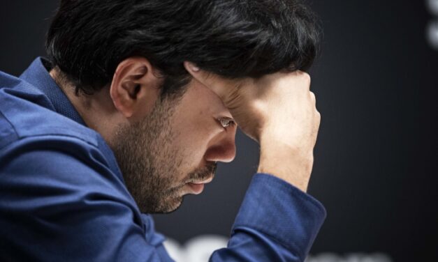 <span class="entry-title-primary">Nakamura csalódott</span> <span class="entry-subtitle">Nehéz perceket élt át a versenyen vezető Nepomnjacsij a madridi világbajnokjelölti tornán  </span>