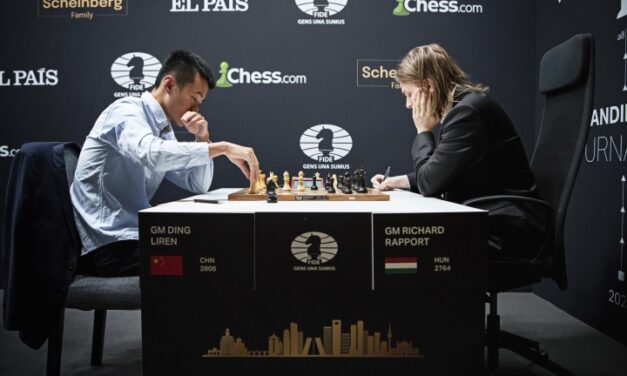 <span class="entry-title-primary">Rapport nagyot mentett</span> <span class="entry-subtitle">A magyar sakkozó három forduló után az osztott harmadik helyen áll a világbajnokjelöltek versenyén</span>