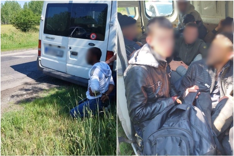 Kattant a bilincs a szerb embercsempész csuklóján Magyarországon