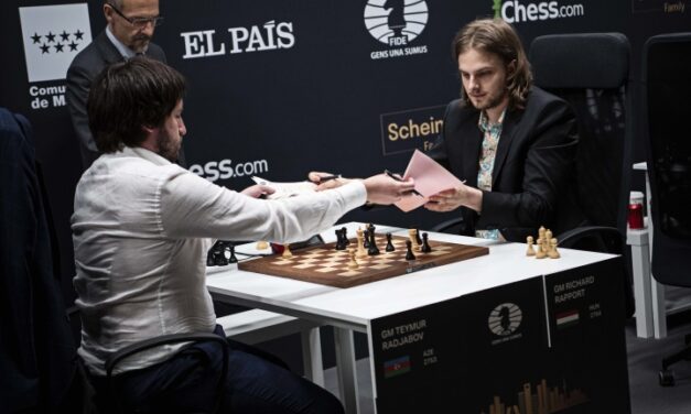 <span class="entry-title-primary">Papírforma</span> <span class="entry-subtitle">Nepomnjacsij és Caruana elhúzott a mezőnytől a madridi világbajnokjelölti tornán</span>