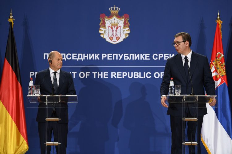 Vučić: Scholz kemény volt, azt kéri csatlakozzunk az Oroszország elleni szankciókhoz
