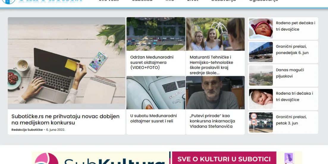 Megalázónak tartja, és nem fogadja el a szabadkai önkormányzat támogatását a helyi hírportál