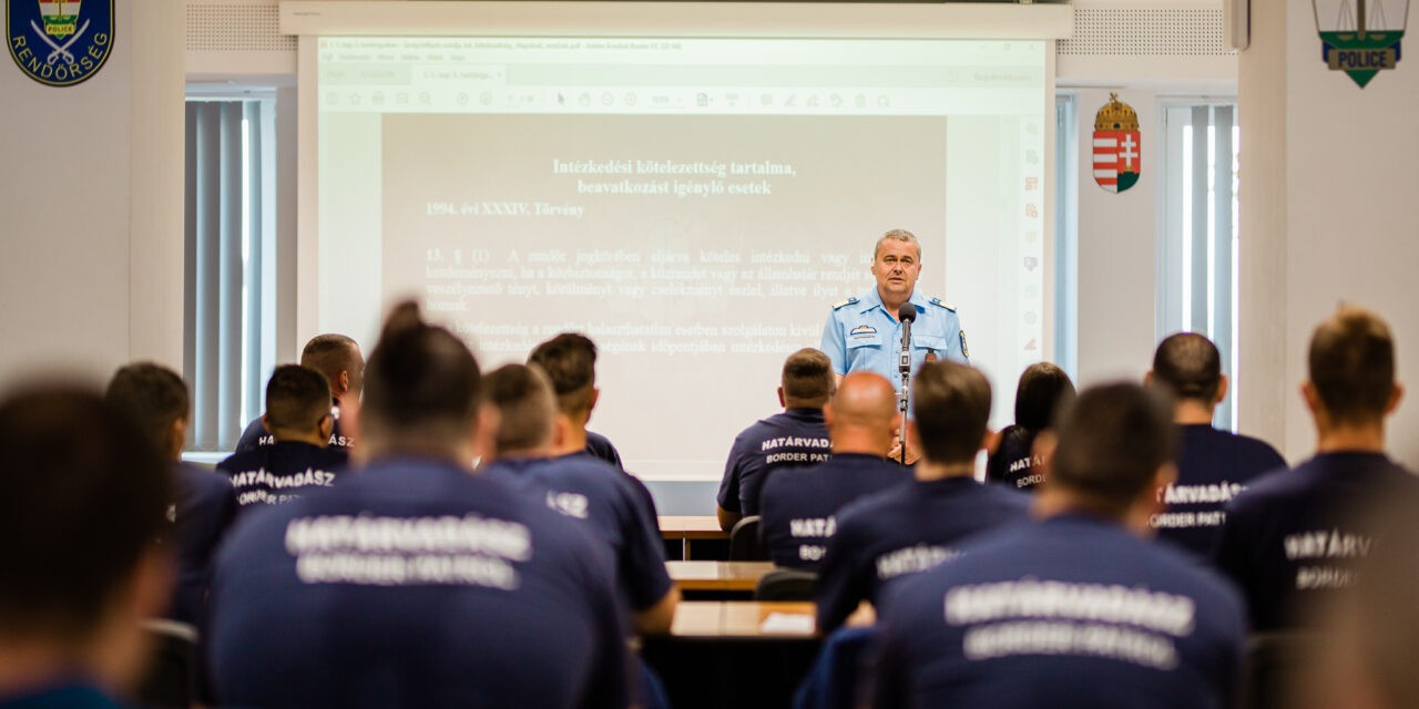 Megkezdődött a határvadászok képzése