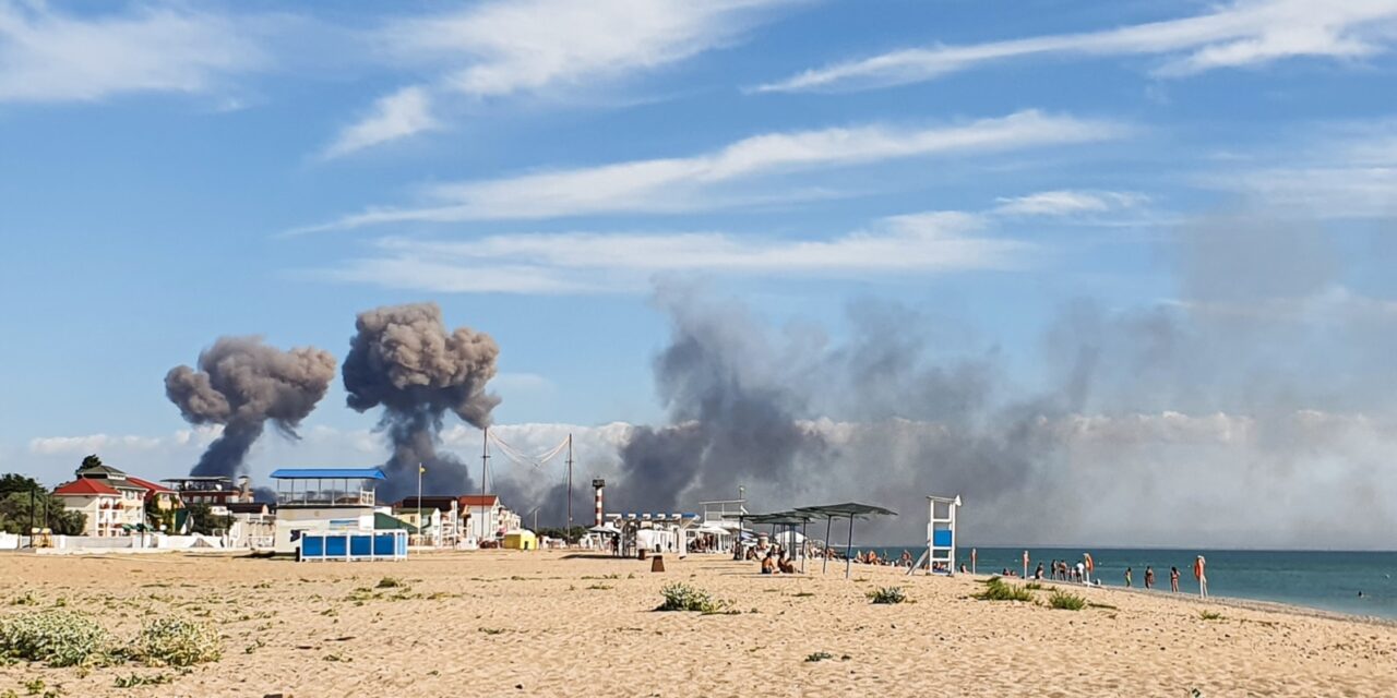 Az ukrán hadsereg az állítja, megsemmisítette a Krím legnagyobb olajterminálját