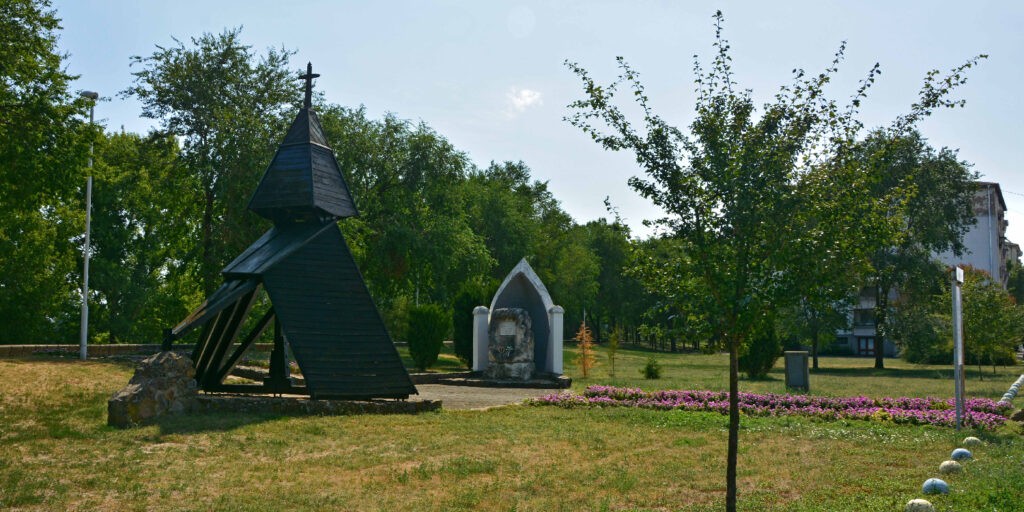 A zentai csata 1997-ben kialakított emlékhelye (Fotó: Szappanos Veronika/SZMSZ)