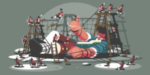 A törpék és az óriás: Gulliver Lilliputban (Illusztráció: Shutterstock)