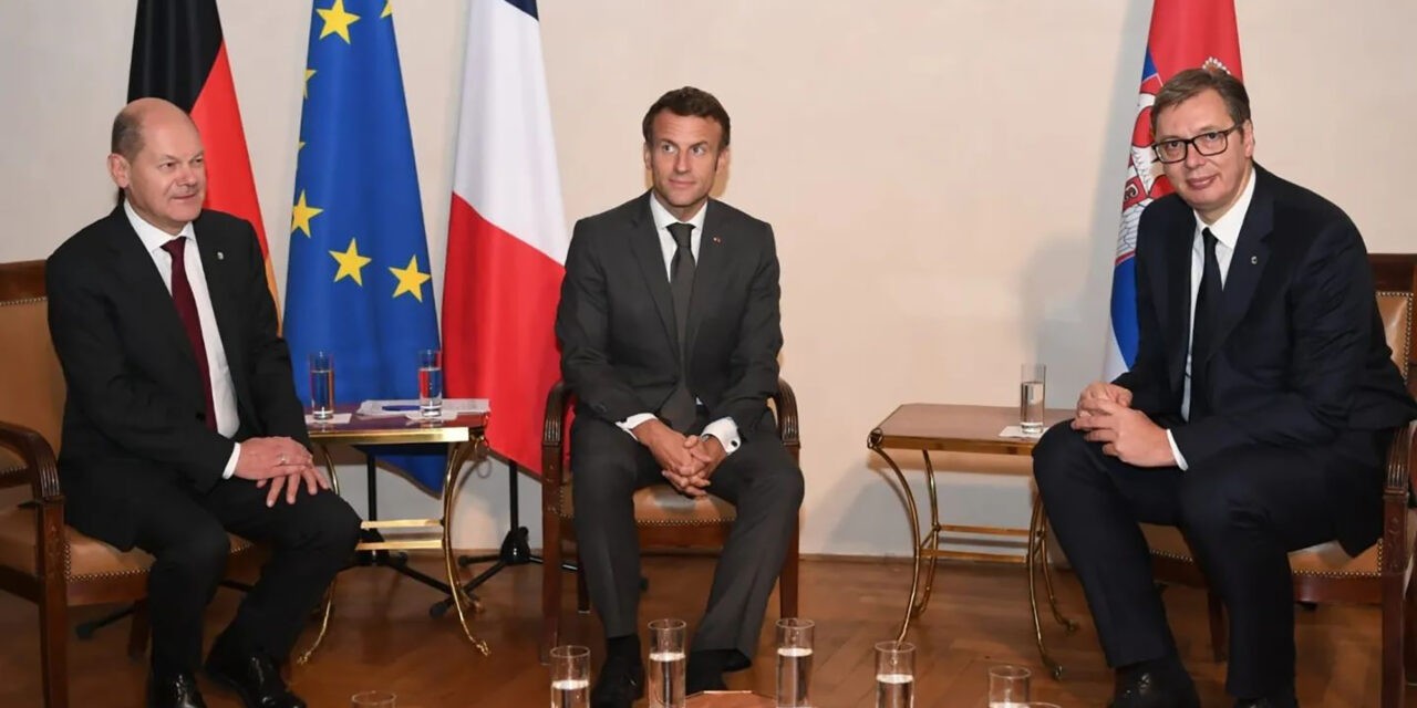 Vučić Koszovóról és Szerbia európai jövőjéről tárgyalt a német kancellárral és a francia elnökkel