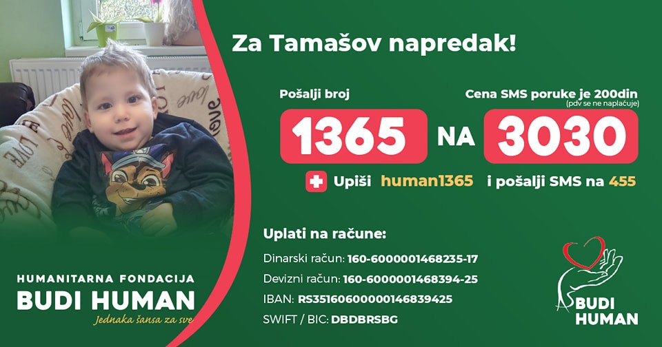 Közösségi összefogásra van szüksége egy zentai kisfiúnak