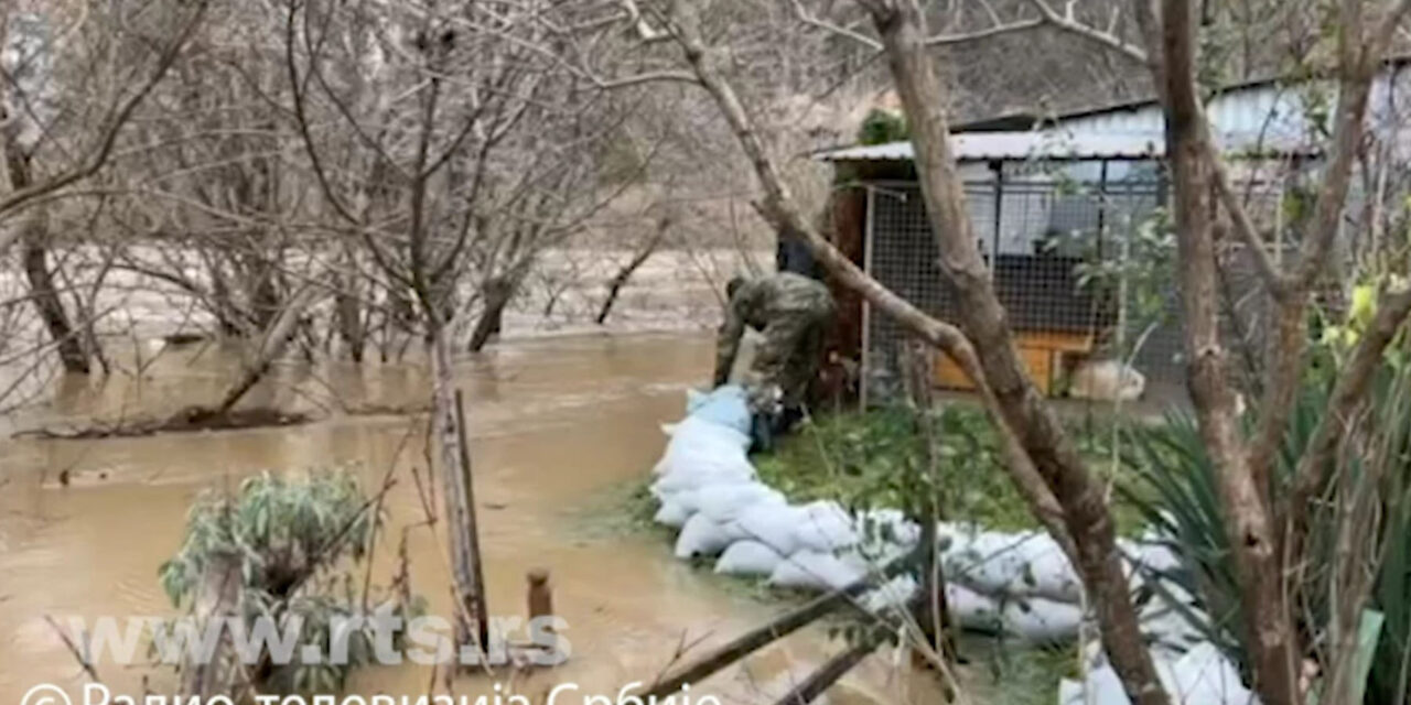 Súlyos áradások Szerbiában