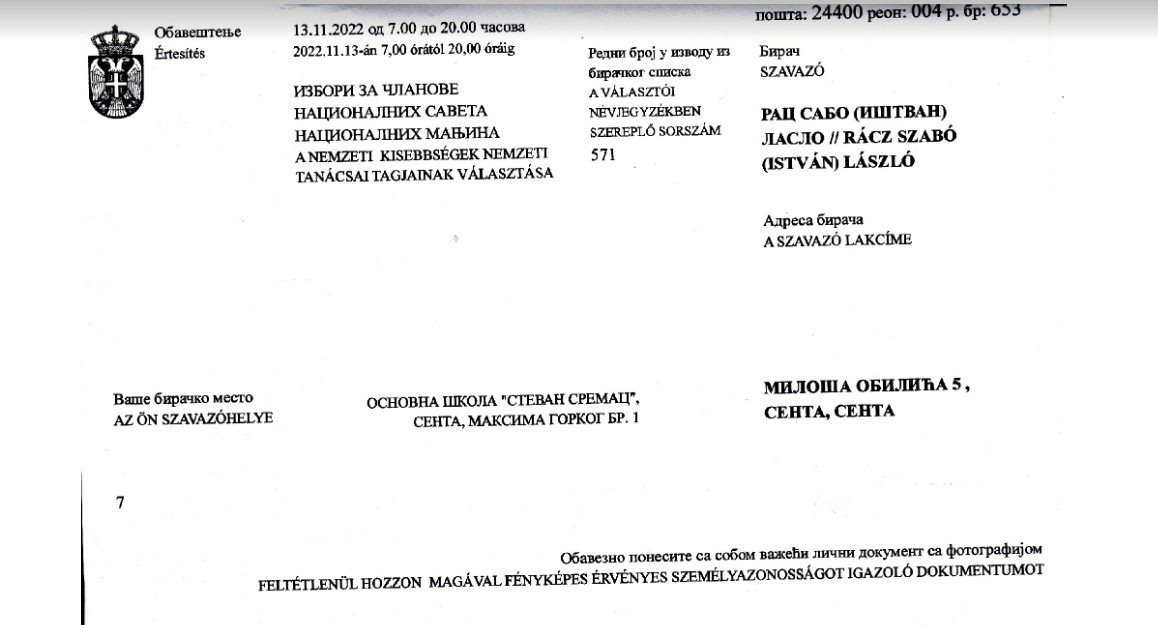 Az MPSZ szerint a nemzeti tanácsok választásakor megsértették a Hivatalos Nyelvhasználatról szóló törvényt