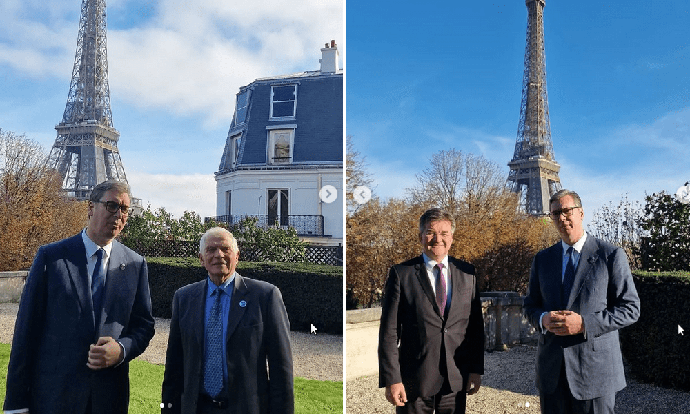 Vučić Párizsból üzent: Pristina kezdje el teljesíteni vállalt kötelezettségeit!