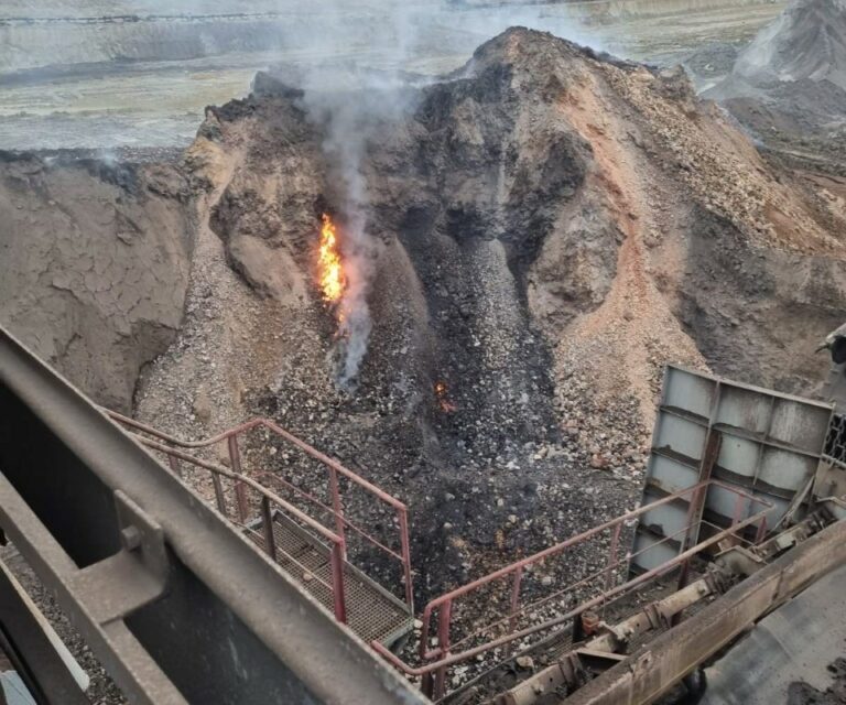 Valami történt a kolubarai szénfejtőben