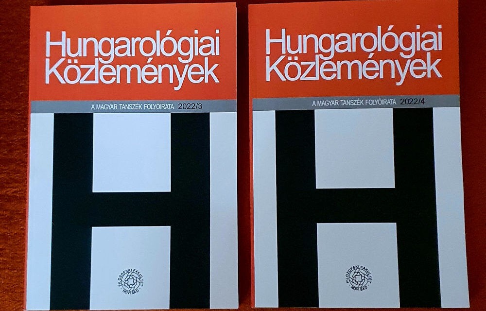 <span class="entry-title-primary">Nyelvészet, szövegértés, újraolvasás</span> <span class="entry-subtitle">Megjelent a Hungarológiai Közlemények 2022. évi 3. és 4. száma</span>