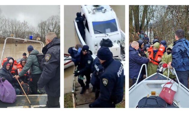 Tizenhárom kubait, köztük nőket és gyerekeket mentettek ki a Szávából a horvát rendőrök