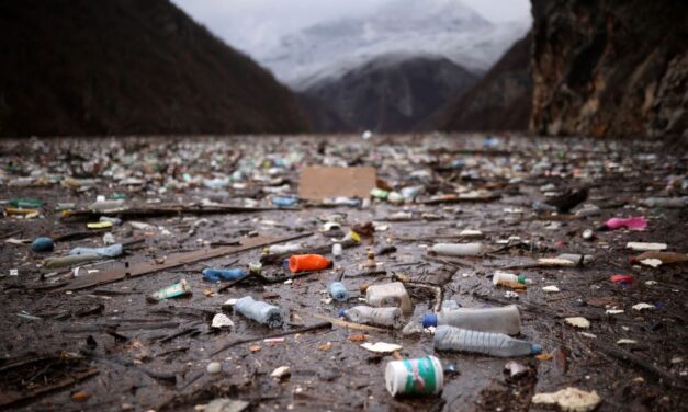 Tízezer köbméter szemét lebeg a Drinán