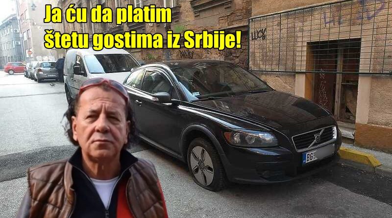 Egy vendéglős kifizette a szerbiai autósok kárát Szarajevóban