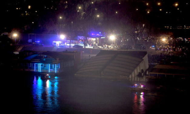 Szilveszter éjszaka elsüllyedt egy állóhajó Belgrádban