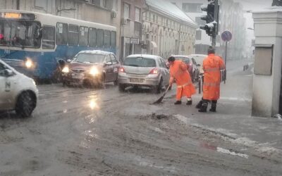 Leesett az első hó Vajdaságban is