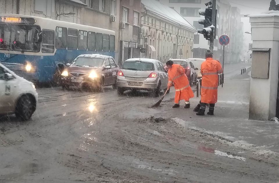 Leesett az első hó Vajdaságban is