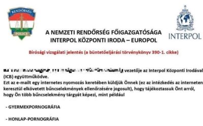 Gyermekpornográfiával gyanúsítják e-mailben? Ezekkel az üzenetekkel legyen nagyon óvatos!