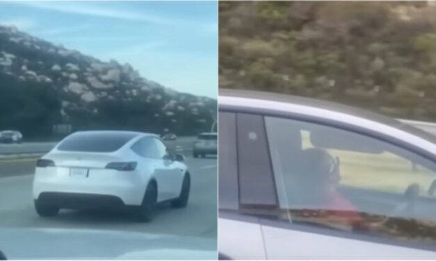 Aludt a nő a volánnál, miközben a pályán száguldott