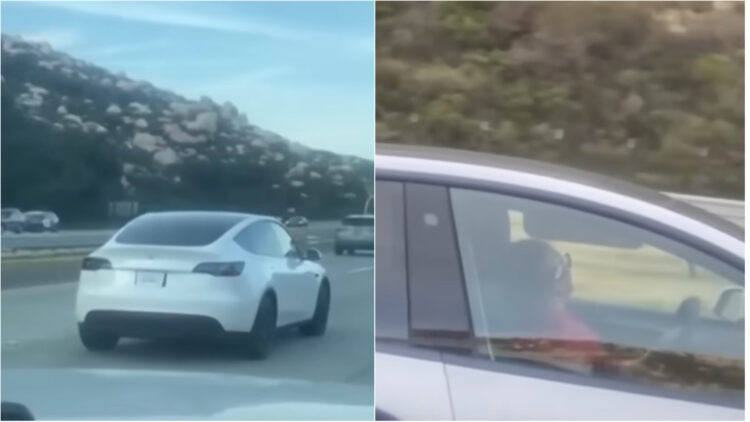 Aludt a nő a volánnál, miközben a pályán száguldott