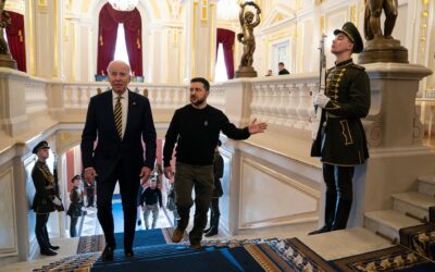Joe Biden Kijevbe utazott