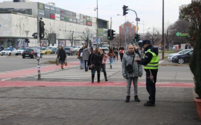 Hat óra alatt 168 újvidéki gyalogost bírságoltak meg