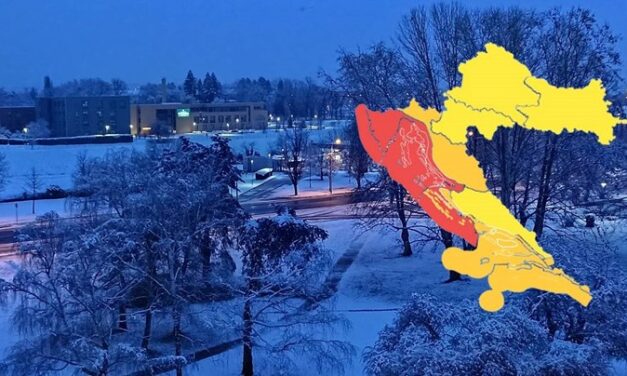 Több mint félméternyi hó esett Horvátországban