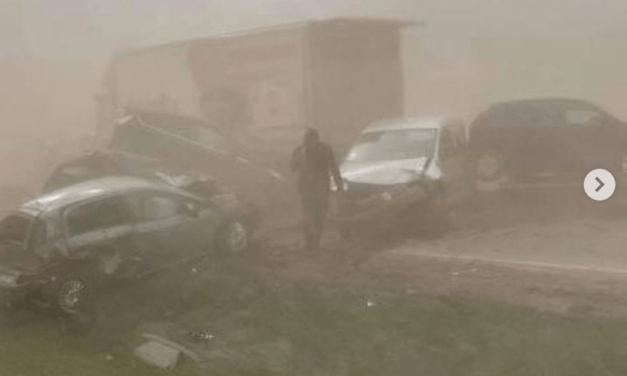 Szabadka közelében (is) tömegkarambolt okozott a porvihar