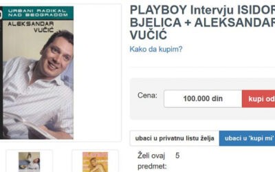 Százezer dinárért árulják a Playboy Vučić interjút is tartalmazó kiadását