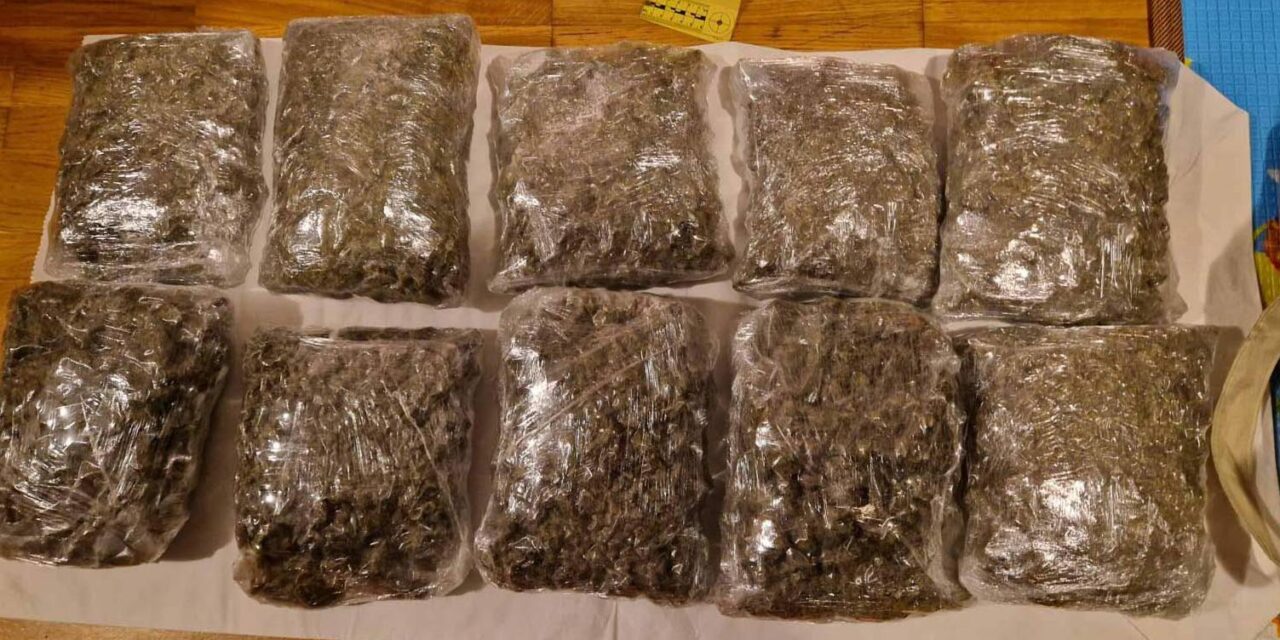 Tizenhat kilogramm marihuánát zsákmányolt a rendőrség