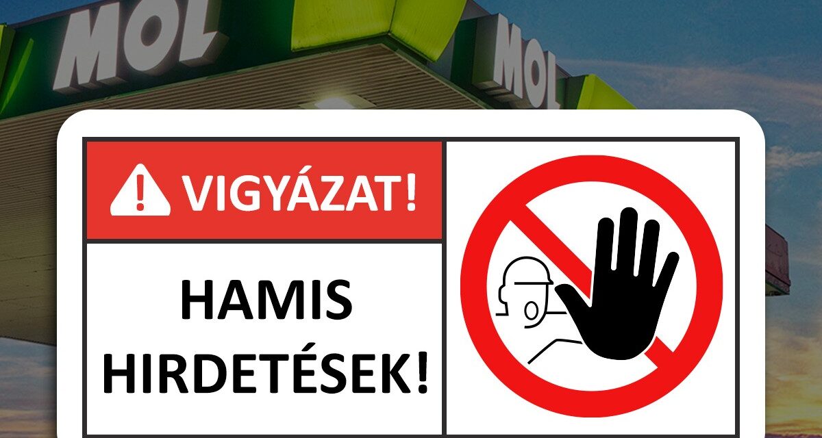 Csalók élnek vissza a MOL nevével