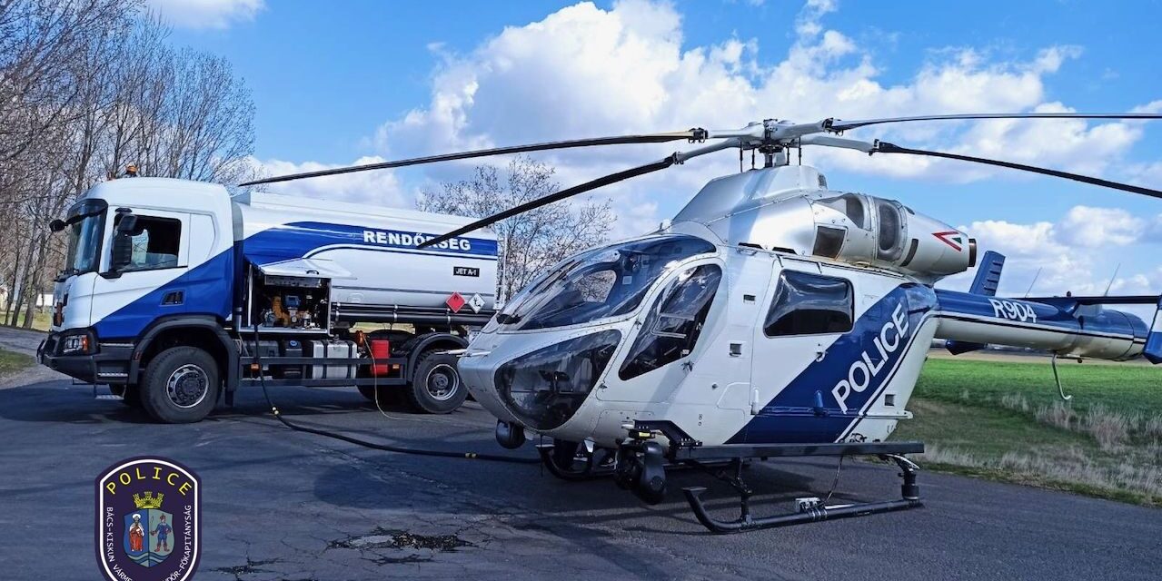 Légtérből is a rendőr figyelt az M5-ös pályán