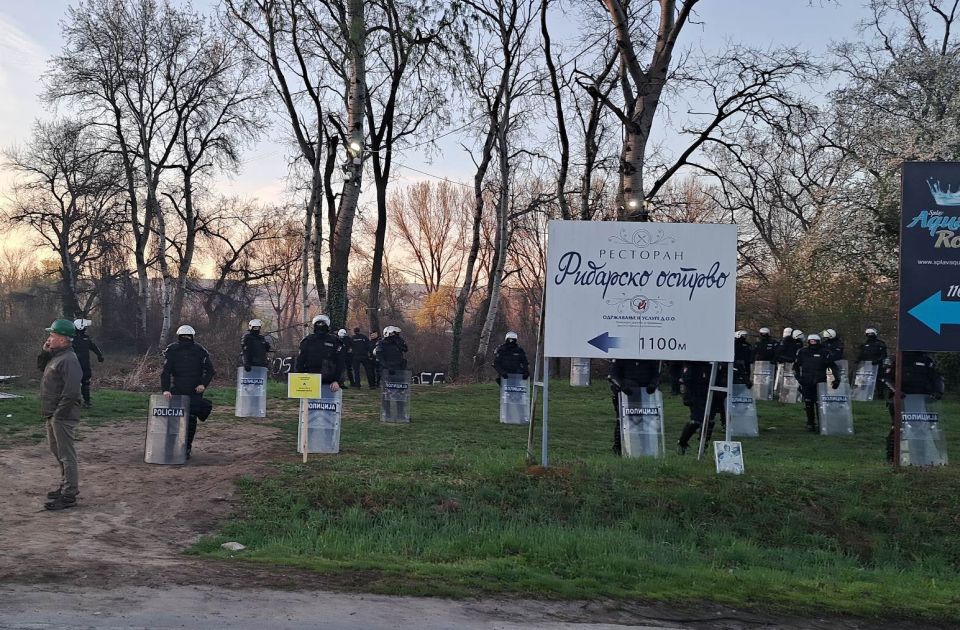 Rendőrségi biztosítással vágják ki a Sodros fáit