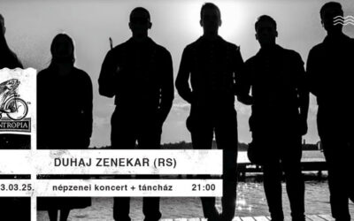 Kötetbemutató és népzenei koncert táncházzal a Zentropiában