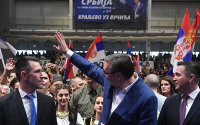 Papíron kapták meg a skandálnivalót Vučić kraljevói nagygyűlésén