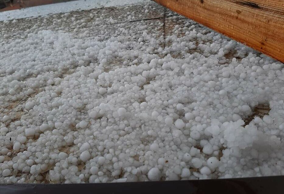 Borsószemnyi nagyságú jég esett Nagykikindán