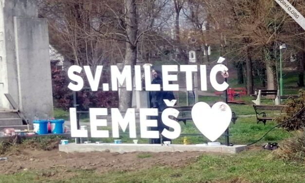 Már csak szerbül olvasható a település neve Nemesmiliticsen