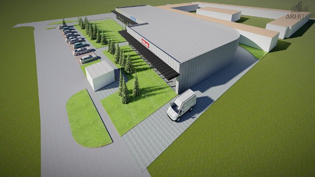 Üzletközpontot épít a DG Company Topolyán