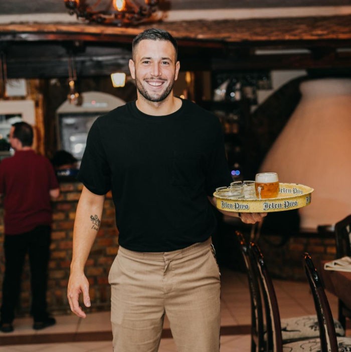 Momčilo Mučibabić, a magyarkanizsai Békavár vendéglő tulajdonosa