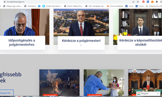 Hárommillió dinárból négynyelvű honlapot készíttet Szabadka város