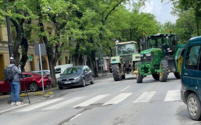 Megint utcára vonulnak a földművesek