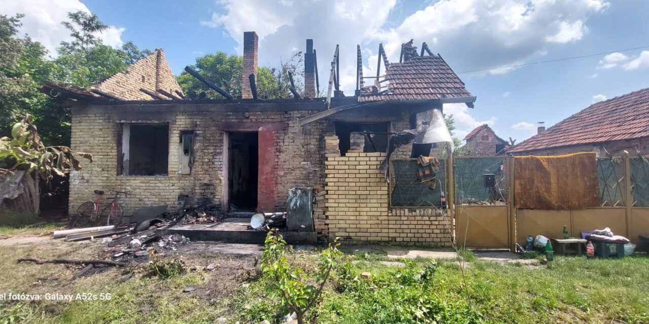 Leégett és lakhatatlanná vált a kisoroszi Német család háza