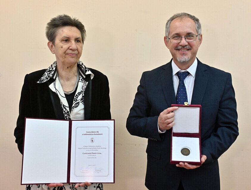 <span class="entry-title-primary">Díszülés a díjazottak tiszteletére</span> <span class="entry-subtitle">Dr. Cvetićanin Pintér Lívia és dr. Ifj. Bagi Ferenc a Magyar Tudományos Akadémia idei vajdasági kitüntetettjei</span>