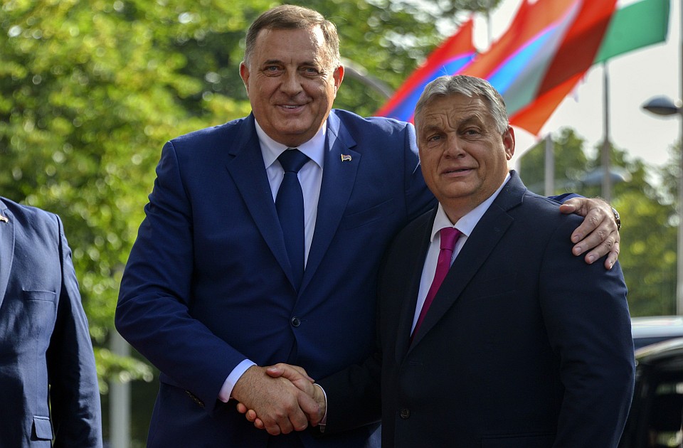Orbán szerint politikai boszorkányüldözés folyik Milorad Dodik ellen
